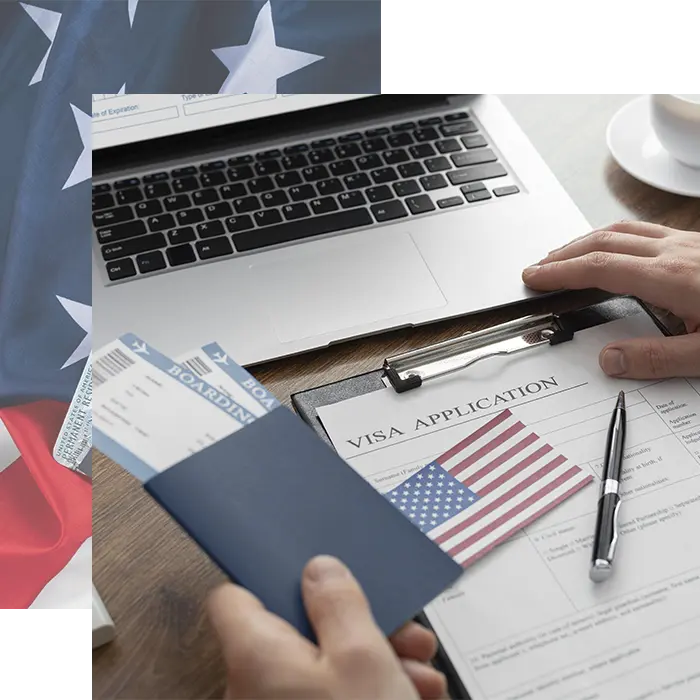 foto visto americano